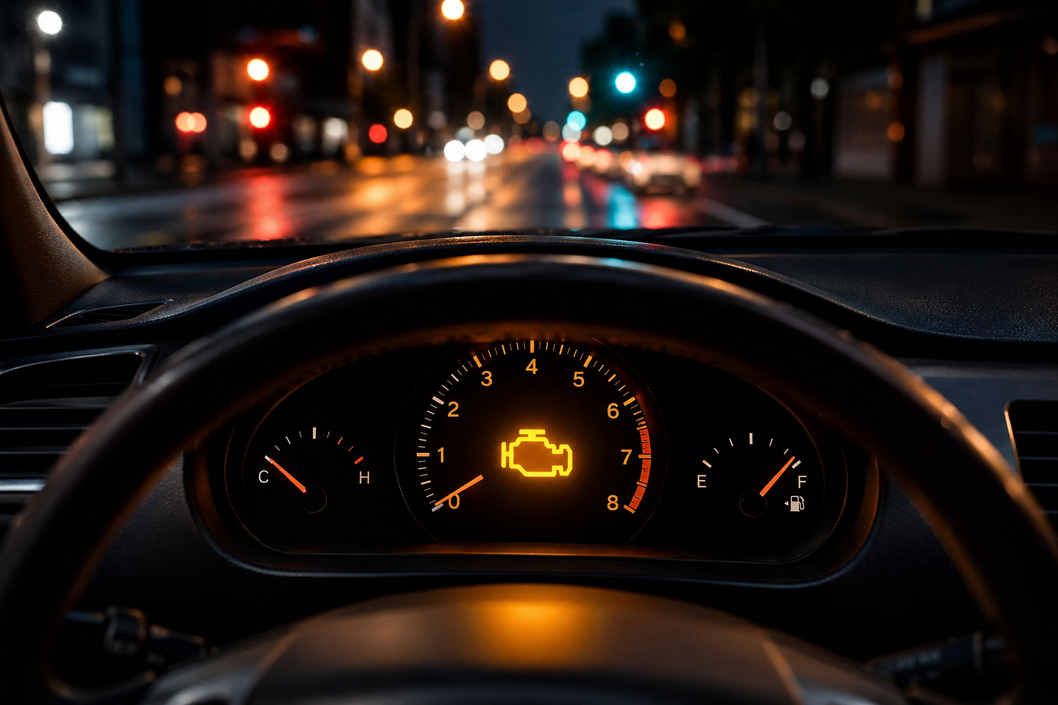 ¿Qué significa la luz de Check Engine?